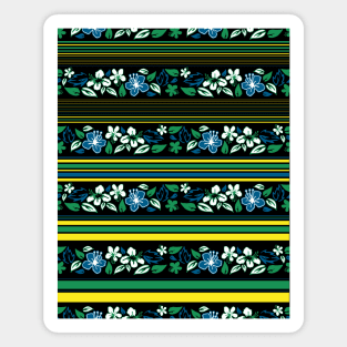 Floral Seamless Pattern Magnet